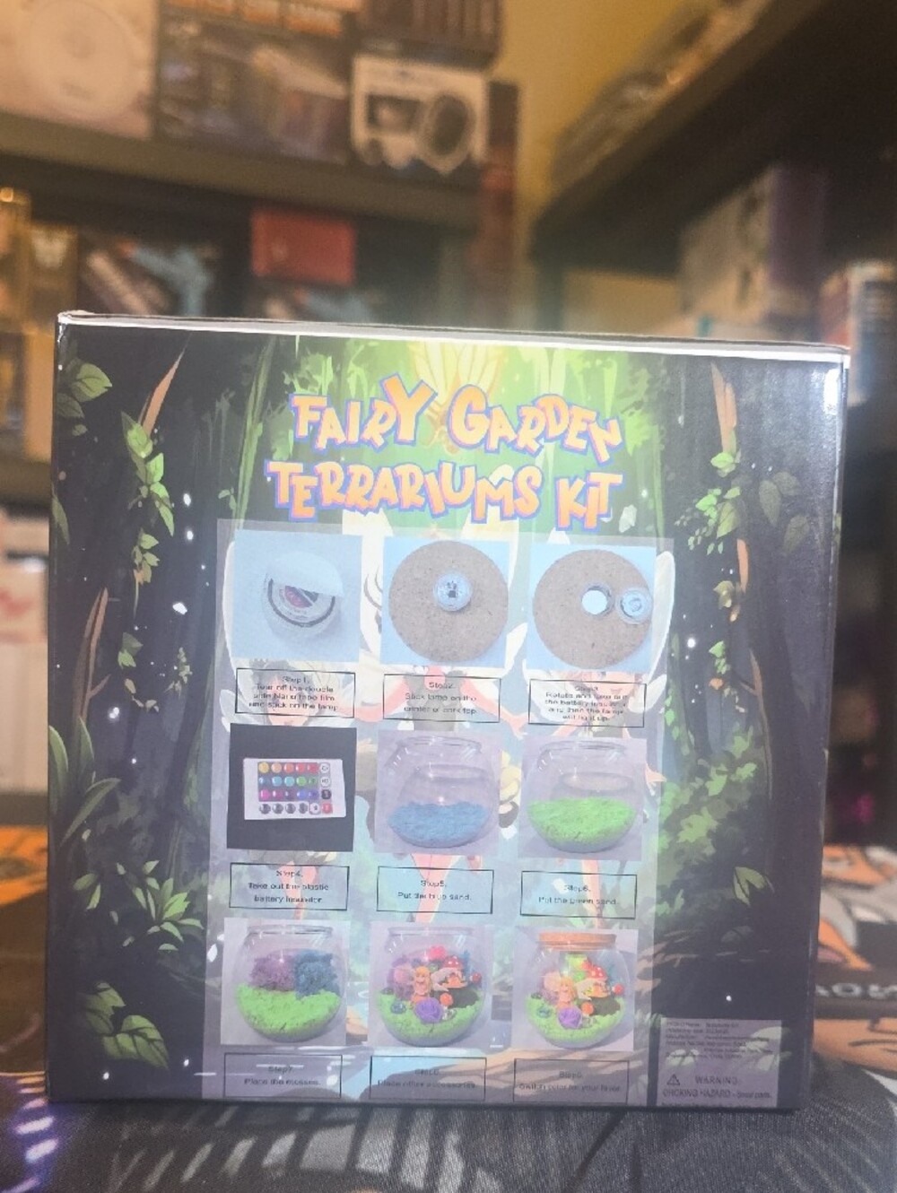 Fairy Garden Terrariums Kit DIY Night Light Factory Sealed - Picture 2 of 4